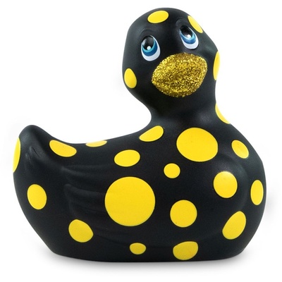 Вибратор-уточка Big Teaze Toys I Rub My Duckie 2.0 Happiness Collection, черно-желтый (Черный) 