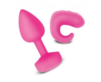 Gvibe Gkit - великолепный набор анальная пробка+кольцо (розовый) Gvibe (Fun Toys) 
