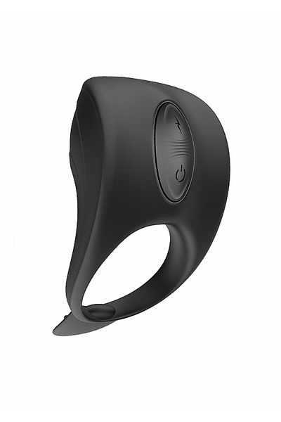 Electroshock C-spot Massager эрекционное кольцо с вибрацией и электростимуляцией, 8х4.2 см Shotsmedia (Черный) 