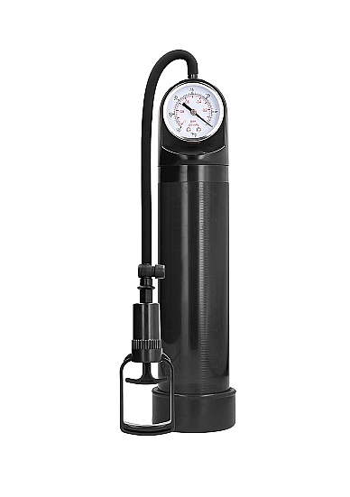 Pumped Comfort Pump With Advanced PSI Gauge помпа для члена, 20.5х6 см (чёрный) Shotsmedia (Черный) 
