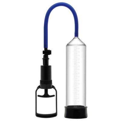 Erozon Penis Pump вакуумная помпа для члена с насосом в виде поршня, 24.5х6.3 см (прозрачный) 