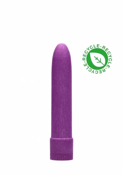 Natural Pleasure экологичный вибромассажер из пластика на био-основе, 14х2.8 см (фиолетовый) Shotsmedia 