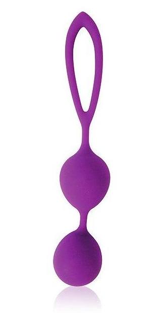 Вагинальные шарики для тренировки интимных мышц от Cosmo, 3 см (фиолетовый) 