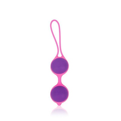 Двойной вагинальный шарик Cosmo, 3.4 см (Розовый) 