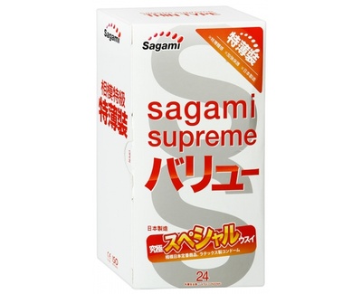 Презервативы Supreme - Sagami, 24 шт (Прозрачный) 