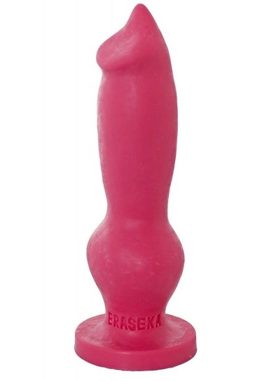 Розовый фаллос собаки Стаффорд - 20х6.5 см. Erasexa 