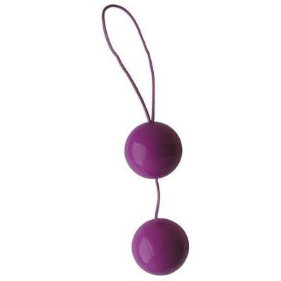 Двойные вагинальные шарики Balls от Erowoman-Eroman, 3.5 см (фиолетовый) 
