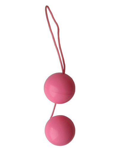 Двойные вагинальные шарики Balls от Erowoman-Eroman, 3,5 см (розовый) 