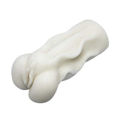 Мужской ручной мастурбатор-вагина с вибрацией от компании Baile, 13 см (телесный) 