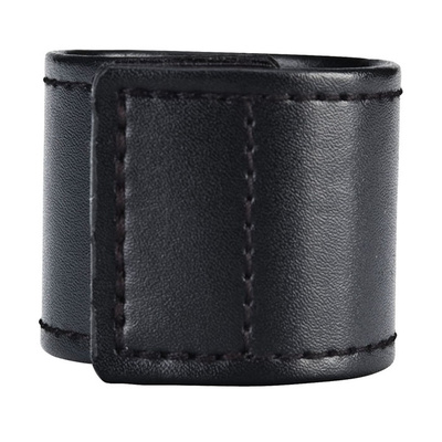 Velcro Ball Stretcher хомут-утяжка для мошонки из искусственной кожи на липучке, 4 см Lux Fetish (Черный) 