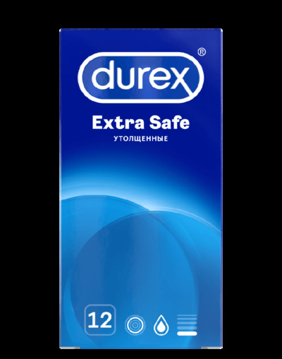 Cупер безопасные презервативы Durex Extra Safe (12шт) 