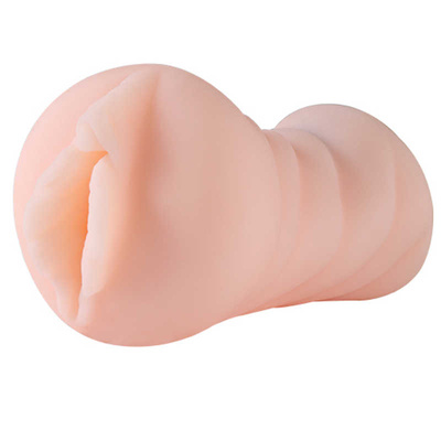 Real Women Vibration - реалистичный мастурбатор-вагина с вибрацией, 14х9 см (Телесный) 