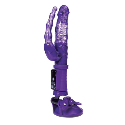 A-toys - анально-вагинальный вибратор на присоске, 22х3 см (фиолетовый) TOYFA 