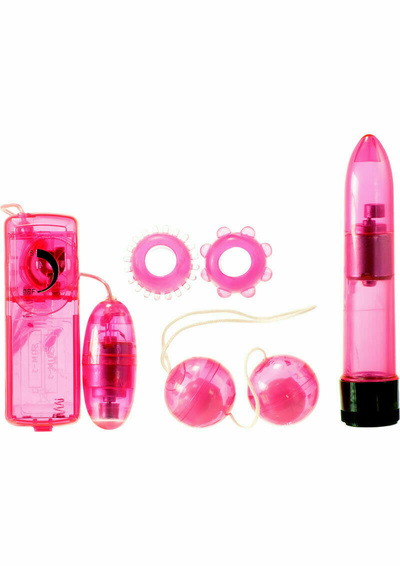 Classic Crystal Couples Kit - набор секс-игрушек для пары Me You Us (Розовый) 