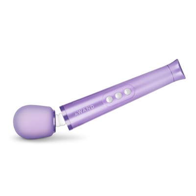Женский вибромассажер Le Wand c 6-ю режимами вибрации - 25х5 см (фиолетовый) (Сиреневый) 