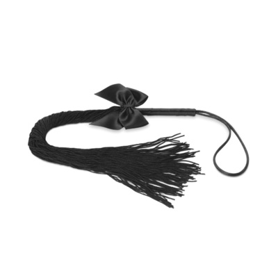 Эксклюзивная плеть Lilly Whip, 38 см - Bijoux Indiscrets (Черный) 