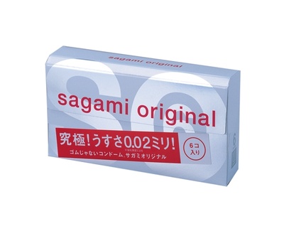 Полиуретановые кондомы Sagami Original  №6  
