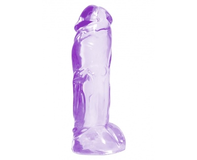 Гелевый фаллоимитатор, 20.5 см (фиолетовый) Toy Joy 