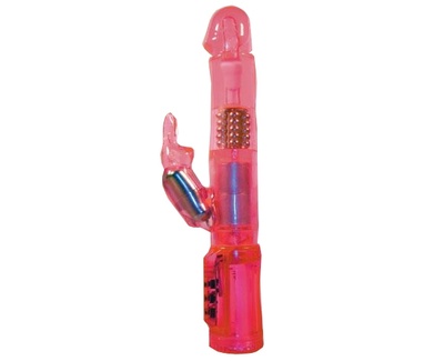 Вибромассажер Mini Marvelous Rabbit, 15 см Toy Joy (Розовый) 