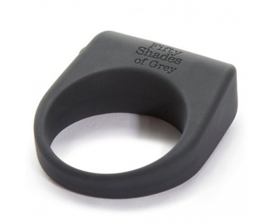 Эрекционное кольцо с вибрацией Secret Weapon Vibrating Cock Ring (чёрный) Fifty Shades of Grey (Черный) 
