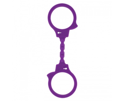 Приятные наручники Stretchy fun cuffs Toy Joy (Фиолетовый) 