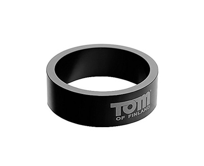 Металлическое эрекционное кольцо Tom of Finland - 6 см (серый) Tom of Finland (XR Brands) 