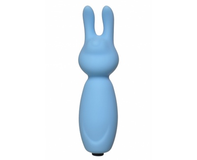 Маленький вибратор-зайчик Emotions Funny Bunny - Lola Lola Games (Голубой) 