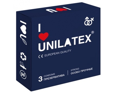 Презервативы Extra Strong Unilatex , 3 шт. 