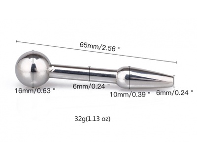 Стимулятор для пениса от Notabu, 6.5 см (Серебристый) 