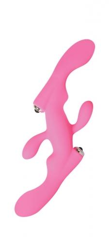 Абстрактный вибратор для девушек Cosmo 11,5 см.. (Розовый) 