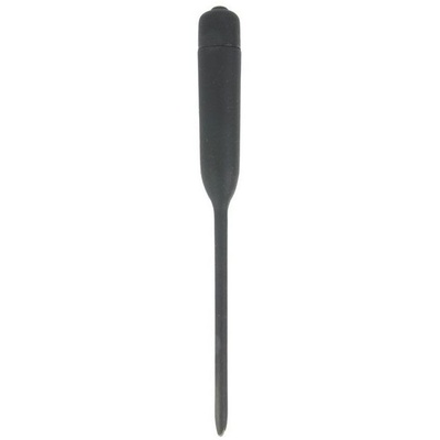 Стимулятор с вибрацией для уретры от Sex Expert, 11.2х0.55 см (Черный) 