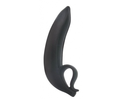 Sex Expert Anal Banana - анальный стимулятор, 16х2.8 см (чёрный) (Черный) 