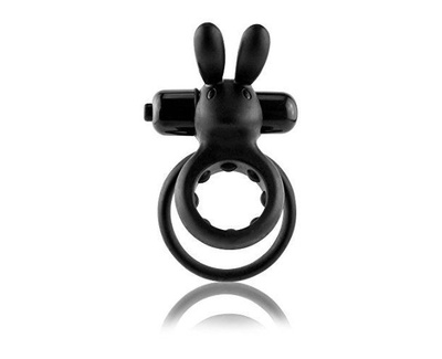 Кольцо на член со стимулятором клитора Screaming O - Ohare 3 см (чёрный) (Черный) 