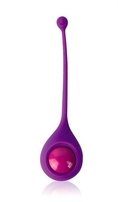 Одинарный вагинальный шарик от Cosmo, 3.5 см (фиолетовый) 