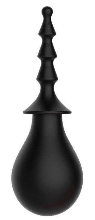 Гигиенический анальный душ Sex Expert, 10 см (чёрный) (Черный) 