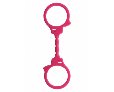 Toy Joy Stretchy Fun Cuffs - симпатичные наручники (Розовый) 