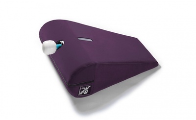 Liberator R-Axis Magic Wand - Подушка для любви малая с отверстием под массажер, 35.5х61х17 см (баклажан) (Фиолетовый) 