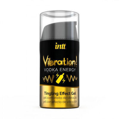 Жидкий вибратор Intt Vibration Vodka Energy, 15 мл (Желтый) 