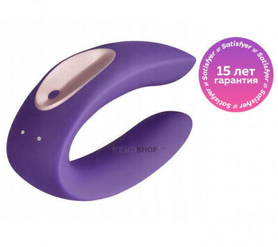 Стимулятор для пар Satisfyer Double Plus, фиолетовый 