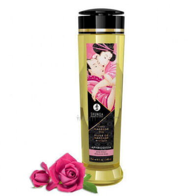 Массажное масло Shunga Эротическая роза, несъедобное, 240 мл (Бесцветный) 