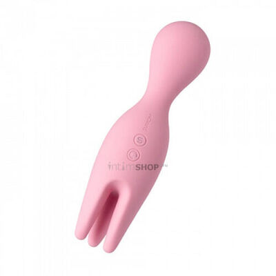 Вибратор Svakom Nymph Soft с подвижными ножками, розовый (Бледно-розовый) 