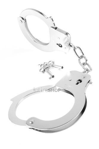 Наручники металлические Pipedream Designer Cuffs, серебристые (Серебристый) 