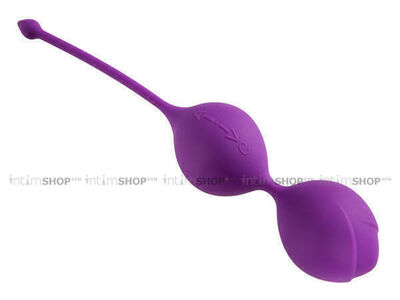 Вагинальные шарики на сцепке Adrien Lastic U-tone, фиолетовые (Фиолетовый) 