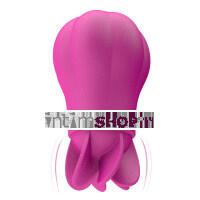 Стимулятор клитора и интимных зон тела Adrien Lastic Caress с 5 насадками (Розовый) 