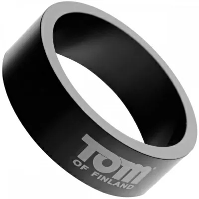 Tom of Finland Aluminum Cock Ring - эрекционное кольцо, 5 см. Tom of Finland (XR Brands) (Серебряный) 