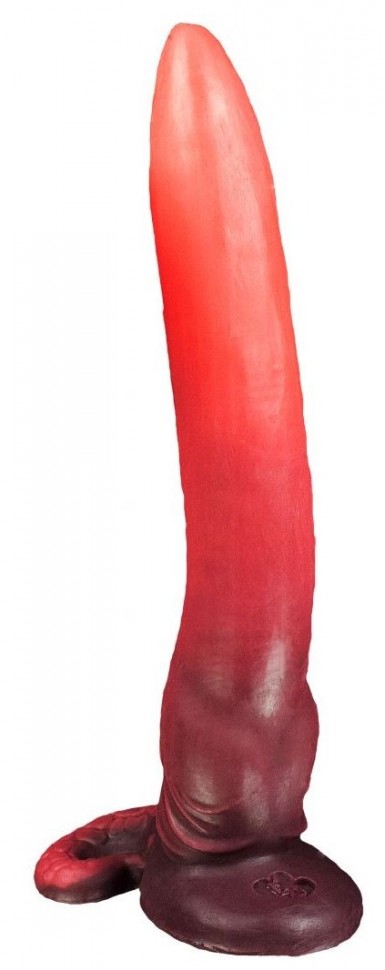 Красный фаллоимитатор "Зорг Лонг" - 42 см. Erasexa 
