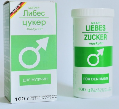 Сахар любви для мужчин Liebes-Zucker maskulin - 100 гр. Milan Arzneimittel GmbH 
