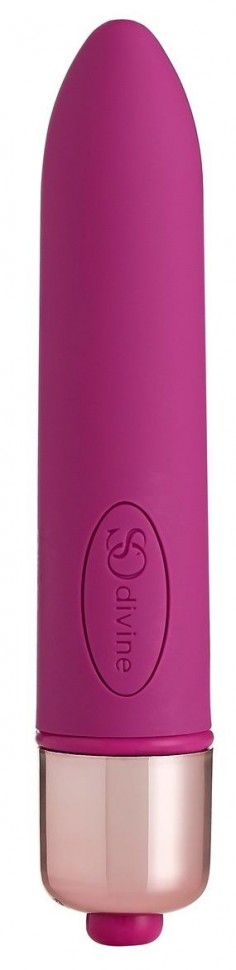 Ярко-розовая гладкая вибропуля Afternoon Delight Bullet Vibrator - 9 см. So Divine (ярко-розовый) 