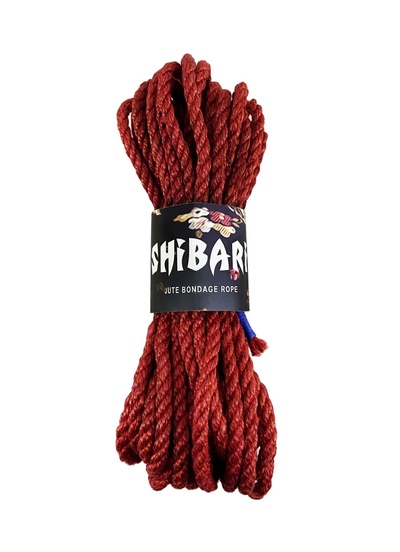 Feral Feelings Shibari Rope - Джутовая веревка для Шибари, 8 м (красная) Feral Feelings (Украина) (Красный) 