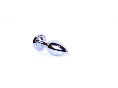 Jewellery Silver Plug Disco Flashlight - Анальная пробка с кристаллом, 7 см (серебристый) Boss (Мульти) 